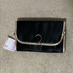 Chic Black and Gold Travel Valet